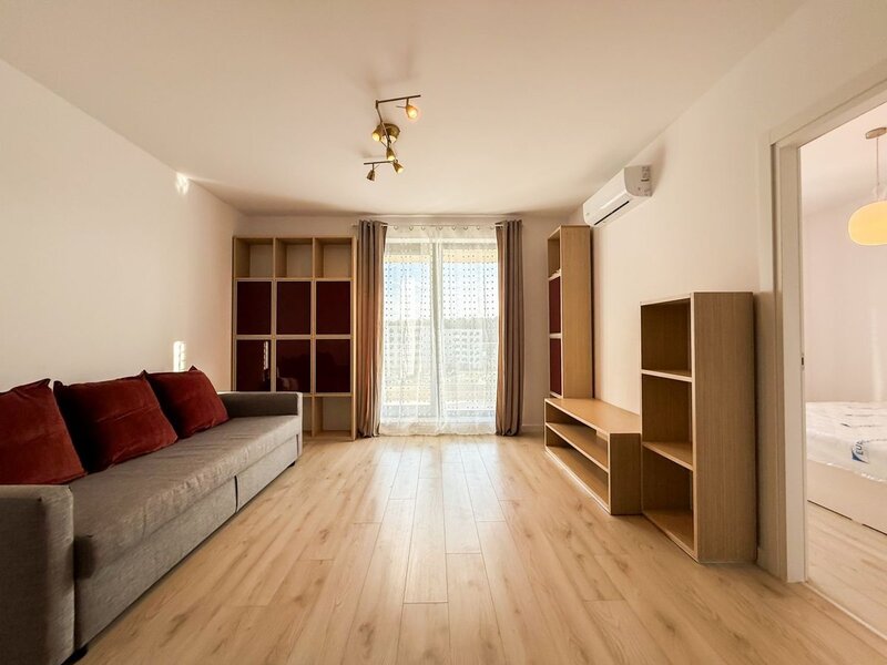 Greenfield, apartament 2 camere, complet mobilat si utilat.